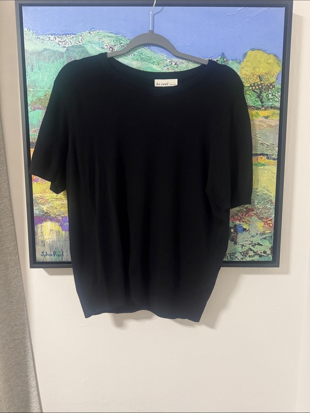 NWT Short Sleeve Black Sweater